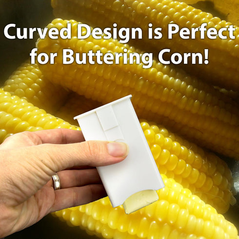 Mess-Free Butter Spreader 2 Pack by Avant Grub. Dishwasher Safe Corn Cob Butterer. Holder Spreads Butter Evenly On Pancakes, Waffles, Bagels, and ...