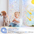 Homein Window Privacy Film, Rainbow Window Film Decorative 3D Window Clings Non Adhesive Window Tint for Home, Stained Glass Window Film for Glass...
