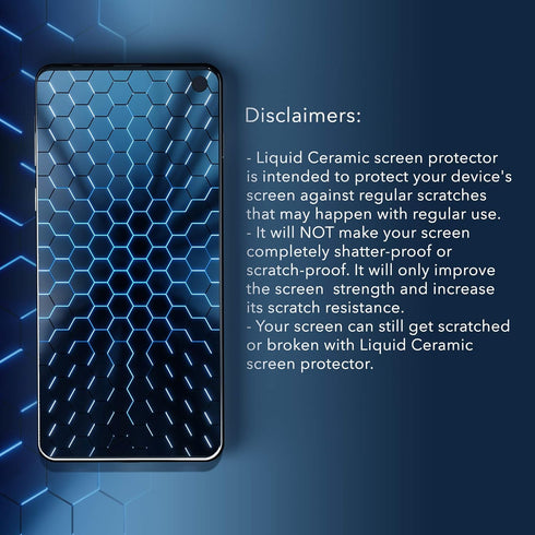 Glass Screen Protector Scratch and Shatter Resistant Wipe On Nano Protection for All Phones Tablets Smart Watches for Up To 4 Devices - Bottle...