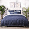 Elegant Life Home 100% Cotton Washed Pillow Case Soft Denim Standard Pillow Sham 20'' x 26'' (1 pc, Dark Blue)...