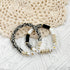 Beads for Bracelets Making Kit Black and White 6mm Clay Beads Jewelry Making Kit with Elastic Strings...