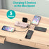 Portable Charger with Built in Cables,10000mAh Slim USB C Power Bank,5 Output 3 Input LED Display High Speed External Battery Pack Travel Phone Ch...
