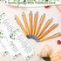 Yeaqee 25 Sets Woodland Safari Baby Shower Gifts for Guest Greenery Woodland Baby Shower Favors Retractable Baby Shower Pens Bamboo Pens Gender Re...