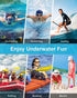 Diving Waterproof Phone Case, Underwater Phone Case for Snorkeling, Universal Self-Check Water Proof Case for iPhone 15 14 13 12 Pro Max Samsung S...