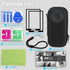 FiTSTILL Black Mini Carrying Hard Shell Travel Storage Case+Screen Protectors Compatible with Insta360x3 Accessories Kit,Easy Installation LCD Tem...