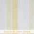 Central Park Yellow and White Kitchen Window Curtain Valance Stripe Sheer Boucle Linen Window Curtain, Living Room Decorative Rod Pocket (54" W x ...