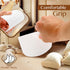 Plastic Bench Scraper for Baking - 2 White Bowl Scraper - Flexible Food Safe Dough Scraper Multipurpose Good Grip Curved and Flat Edge Dough Cutte...