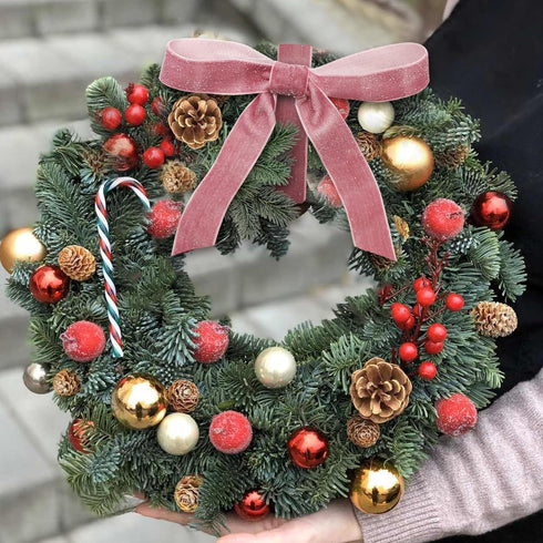 Pink Velvet Ribbon 1 Inch x 50 Yards, Glitter Velvet Wired Ribbon for Gift Wrapping, DIY Crafts, Hair Bows, Choker, Wedding Flower, Bouquet, Wreat...