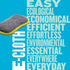 E-Cloth Washing Up Pad, Premium Microfiber Non-Scratch Kitchen Dish Scrubber Sponge, Ideal for Dish, Sink and Countertop Cleaning, 100 Wash Guaran...