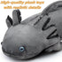 FRANKIEZHOU Realistic Axolotl Plush Toy-Grey, 19”Long, Lifelike Axolotl Stuffed Animal, Axolotl Toy, Soft Axolotl Plushie Toys,Pillows for Kids,Gi...