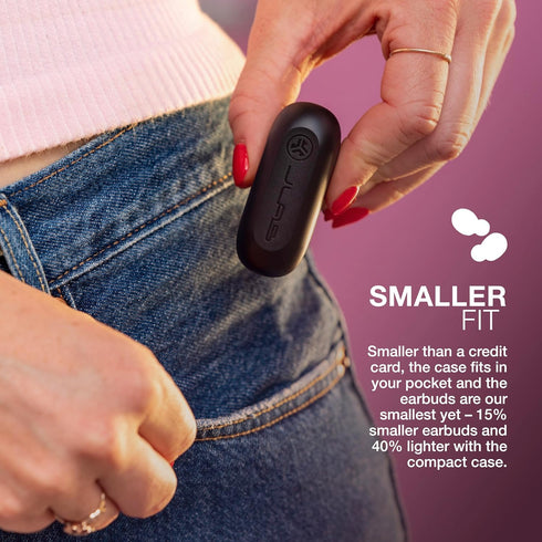 JLab Go Air Pop True Wireless Bluetooth Earbuds + Charging Case, Black, Dual Connect, IPX4 Sweat Resistance, Bluetooth 5.1 Connection, 3 EQ Sound ...