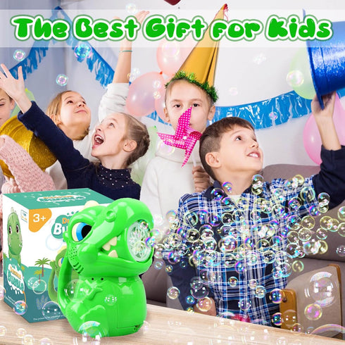 Bubble Machine for Kids 3 4 5 6 Years Old Boys: Bubbles Toys Dinosaur Bubble Machine Bubble Guns for Kids Ages 4-8 Outdoor Toys Gift for 3 4 5 6 7...