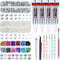 shynek B7000 Jewelry Glue with Rhinestones for Crafts, 6300Pcs Rhinestones with Gems Adhesive for Shoes Cloth Fabric with Picker Pencil for Crafti...