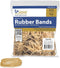 Upgrade Office Supply UPG23716 Rubber Bands, Size #16 (2-1/2" x 1/16"), 1/4 lb. Bag, Approx. 450 Bands, Natural Crepe, Made in USA...