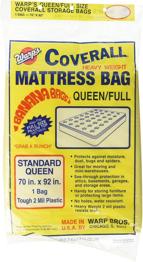 Warp Brothers CB-70 Banana Mattress Bag for Queen or Full, 70 92-Inch...