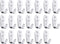 FGen 20pcs Stainless Steel Hanging Hooks - Solid Hooks for Family Hotel Bathroom Accessories...