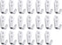FGen 20pcs Stainless Steel Hanging Hooks - Solid Hooks for Family Hotel Bathroom Accessories...