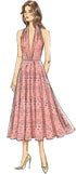 Vogue V9343A5 Very Easy Women's Fitted Sleeveless Dress Sewing Patterns, Sizes 6-14...