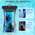 7.0" Universal Waterproof Phone Pouch,Floating Cellphone Dry Bag Case with Lanyard,IPX8 Waterproof Phone Case Compatible for iPhone 13/12/11 Pro M...