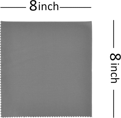 Kare & Kind 5X Microfiber Cleaning Cloths - 8 x 8 inches - for Cleaning Glasses, Eyeglasses, Camera Lens, iPad, Tablet, Smartphone, Laptop, Comput...