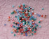 200 Pcs Cube Crystal Beads with Storage Box Mini 4 x 4 x 4 mm Square Loose Spacer Beads for Jewelry Making Kits Finding Necklace Bracelet Keychain...