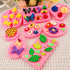 Silicone Mold Flower 8pcs Chocolate Fondant Polymer Clay Candy Gummy Mold,Rose Leaf Butterfly Bee Honey Shaped Silicone Molds for DIY Cake Cupcake...