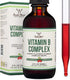 Double Wood Supplements Liquid Vitamin B Complex - 2 Month Supply - Max Absorption - B3, B6, B7 (Biotin), B9, and Vitamin B12 - Cherry Flavor - 2 ...