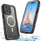 ShellBox Case compative with iPhone 15 Pro Max,Waterproof Case with Built-in Screen Protector, Shockproof Cover Heavy Duty Wireless Charging Case ...