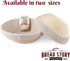 (10 inch) Round Banneton Proofing Basket Set - Brotform Handmade Unbleached Natural Cane For homemade Crusty Fresh, Easy to Bake Bread With Profes...