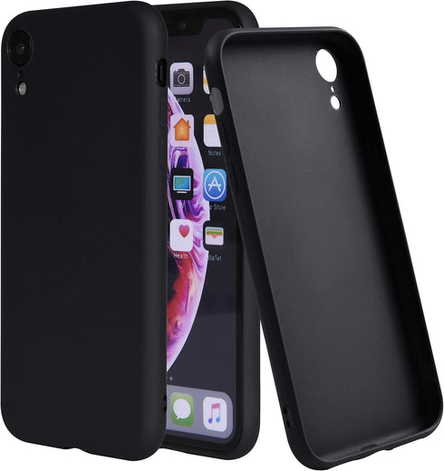 Wisdompro Case for iPhone XR, Bundle of 5 Pack Extra Thin Slim Jelly Soft TPU Gel Protective Case Cover for Apple iPhone XR (Black, Aqua Blue, Nak...