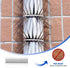 Bird Spikes Stainless Steel Fence Spikes for Pigeons Raccoon Snakes Deterrent Spikes Defender for Outside (20in?Small?) (20inch)...