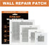 Drywall Repair Kit,Drywall Patch Repair Kit,2/4/6/8inch Self Adhesive Repair Patch,Quick Repair Drywall Large Holes...