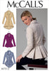 McCall's Patterns M7513 A5 Misses' Notch-Collar, Peplum Jackets, Size 6-14 (7513)...
