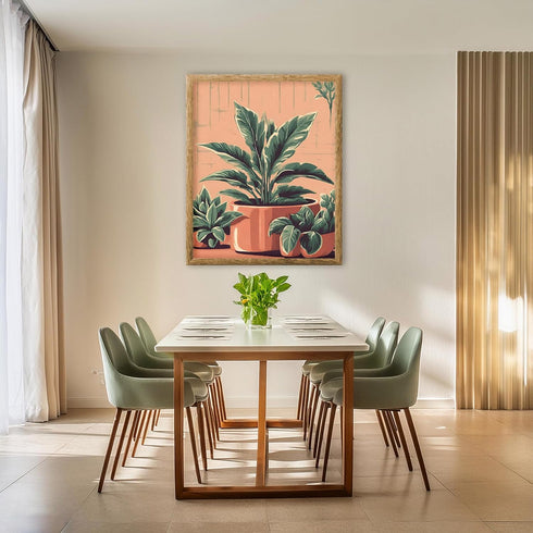 Posterizer 1 pcs-plants pots cactus cute art for plant lovers 6-Floral & Botanical Art-GIft for Men Women Teens-Decor for Home & Office- unframed ...