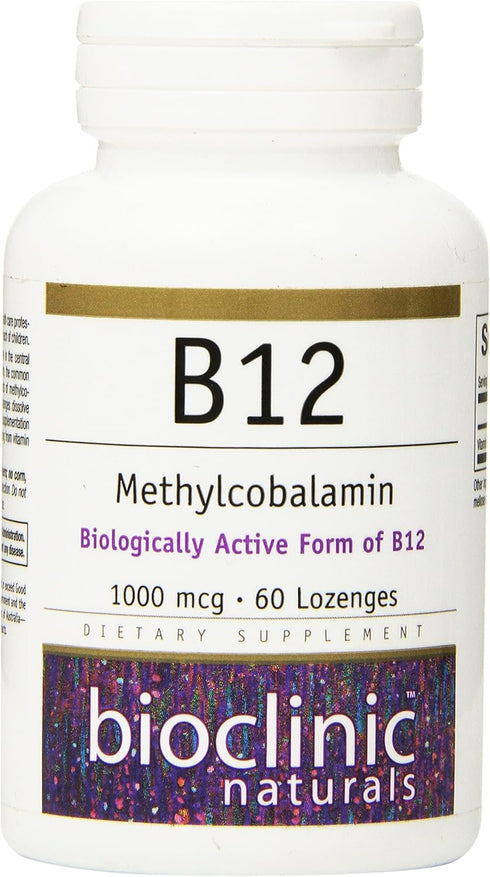 Bioclinic Naturals - B12 Methylcobalamin 1000 mcg 60 loz...