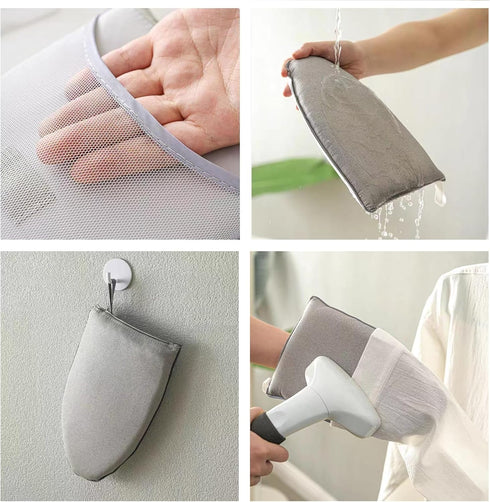 Garment Steamer Ironing Gloves Anti Steam Glove Heat Resistant Garment Steamer Mitt, Garment Steamer Accessories for Clothes...