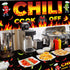 Chili Cook Off Decorations, 71" x 24" Chili Cook Off Banner, 3 Pcs Chili Pepper Plastic Tablecloth Table Cover 53" x 108", Mexican Fiesta Chili Co...