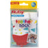 Nuby Soothing Teether Sock, Red Triangles...