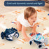 Crawling Crab Toys with Light Up and Mist, Interactive Musical Toy with Automatically Avoid Obstacles, Fun Moving Toy for Babies, Toddlers and Kid...