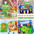 10 Pack Reusable Food Pouches for Bento Box,Fun Lunch Box Accessories,Refillable for Applesauce Yogurt Smoothie & Puree Squeeze Pouch,Lunch Food S...
