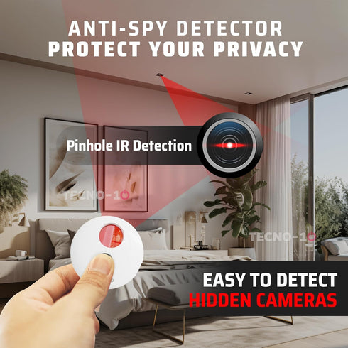 Hidden Camera Detectors SpyFinderX Spy Camera Detector for Hotel, Travel, Office, meeting rooms, Spy Camera Finder Locates Hidden Camera With Infr...