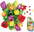 Madd Capp: I Am Tulip - 350 Piece Jigsaw Puzzle - 8005 – Ages 10+, Unique Floral-Shaped Border, Challenging Random Cut, Includes Educational Madd ...