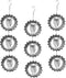 9 Pcs Owl Bird Scare Discs Set Reflective Wind Spinners Outdoor Garden Decor Scare Birds Squirrels Away for Yard Patio Farm...
