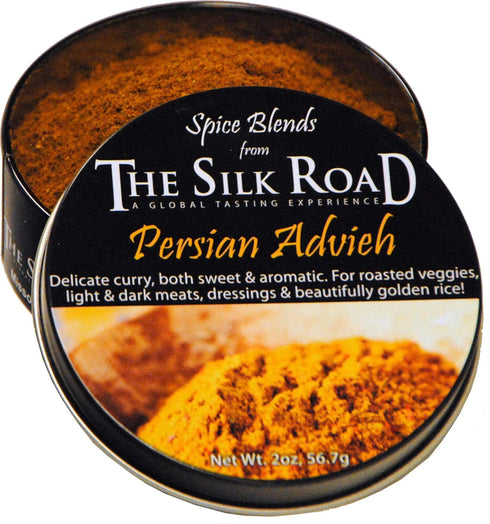 Persian Advieh Spice Blend from The Silk Road Restaurant & Market (2oz), No Salt | All Natural Persian Spice Seasoning | Vegan | Gluten Free Ingre...