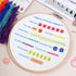 Lystaii Beginners Embroidery Stitch Practice kit, 3 Sets Embroidery Kit for Beginners to Learn 30 Different Stitches for Craft Lover Easy to Follo...
