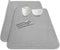 2 Pack Large Dish Drying Mat,24x17 Inch Absorbent Microfiber Dishes Drainer Mats,Dish Drying Pad for Countertops,Sinks,Draining Racks(Gray)...