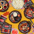 Warning Sign 50th Birthday Party Supplies Set Plates Napkins Cups Tableware Kit for 16...