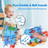 VGOFUN 2PCS Soft Baby Books 0-6 Months Crinkle Books for Babies, Touch and Feel Sensory Cloth Books for Infants 0 3 6 12 18 Months Tummy Time Toys...