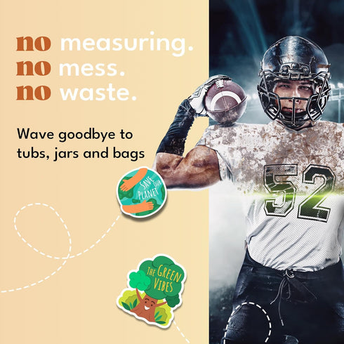 Zero Trace Laundry Detergent Sheets - Formulated for Sweat and Workout Clothes- Plastic Free Eco-friendly (Active Wear 144 Loads)...