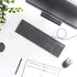 Amazon Basics Low-Profile Wired USB Keyboard with US Layout (QWERTY), Matte Black...